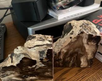 bose stereo system GS series III, marble bookends