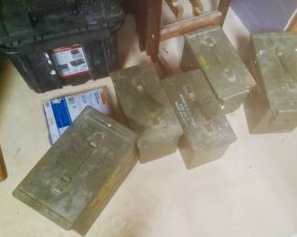 Military ammo boxes