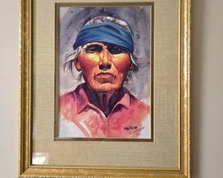 Signed Mike Fallier (local artist)
