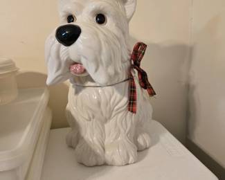 Westie cookie jar