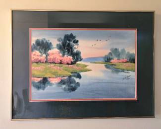 Signed Mike Fallier (local artist)