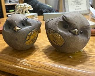 Scandinavian pottery birds 
