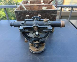 David White surveying tool and wood caring case