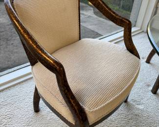 faux tortoise shell  chairs