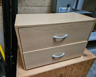 2 drawer cabinet - $5