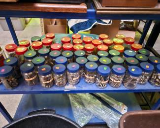 Nuts, bolts, screws, and much more 50 cents each