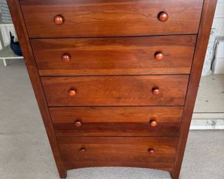 Ethan Allen American Impression Collection High Boy Gent's dresser. Cherry wood. 