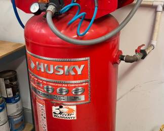  Husky 60-gallon stationary electric air compressor