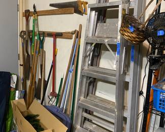 Ladders & yard tools