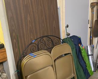 Heavy duty tables & folding chairs