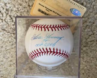 Goose Gossage 2008 signed baseball with COA