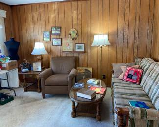 Family room furniture - tables, lamps and more