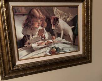 "Suspense" by the English artist Charles Burton Barber
