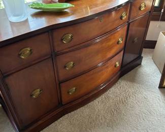 vintage Drexel "New Travis Court" mahogany buffet or sideboard
