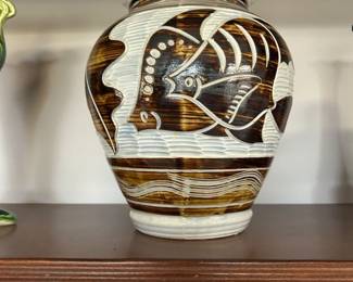 vintage studio pottery vase