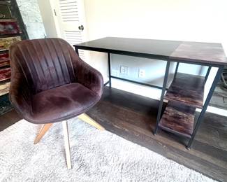 Wood and Metal Desk. $99.00