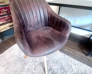 Leather Desk Chair. $69.00