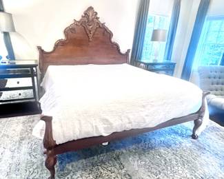 Henredon for Ralph Lauren Chippendale Style King Size Bed. $1199.00