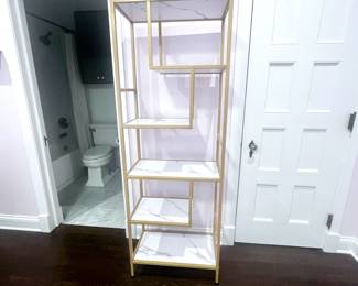 White and Gold Standing Etageré $149.00