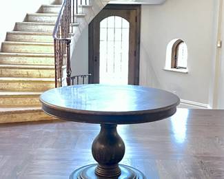  60" Stone Top Entry Table with Solid Wooden Base $899.00