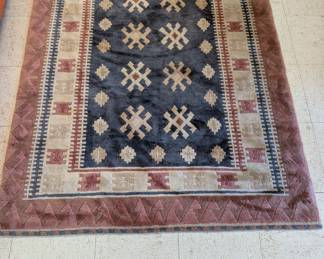 Wool hand knotted 4x6 rug