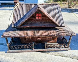 Primitive hand crafted houses and barns!
