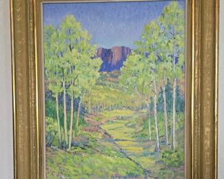 23. Western Painting by Florer 26 x 21