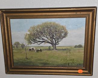 6. Painting by Harry Harthman 1959 
15 x 11