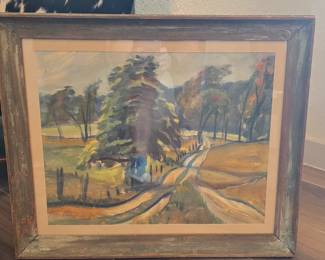 10. Painting by Lloyd Goff 23 x 19