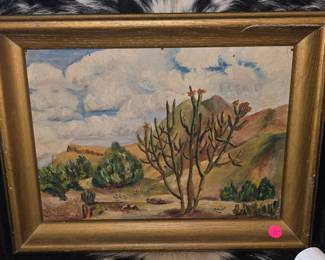 15. "The Desert Beauty" 16 x 13 by C. Hunt
