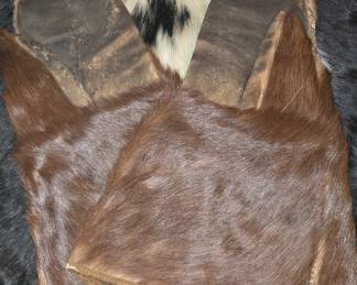 Antique Beavers Fur and Leather Mittens - Very popular in Alaska!