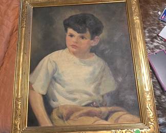 53. "Brunie" Painting by Robert Joy 1930's Houston, TX
22 x 26