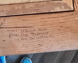 #28 on back of Painting