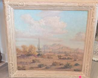 9. Painting by Frank Clitin 23 x 25