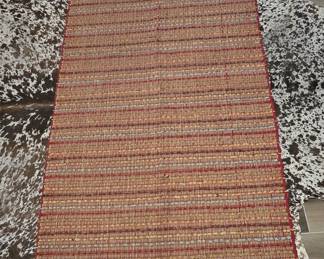Hand woven rug