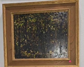 36. "Forest III" (Grumbachers Pretest) oil painting 28 x 32