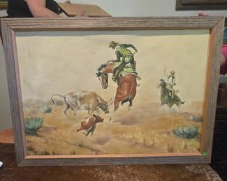 50. Cowboy Husteling by C. Jeffrey
41 x 29