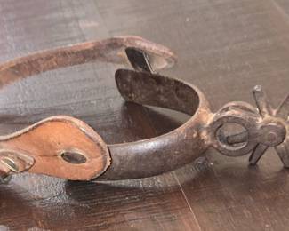Cowboy Western Spur with Leather Strap