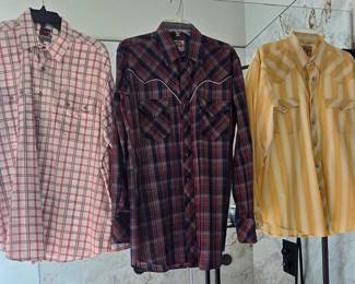 Men's Pearl Snap Vintage Shirts