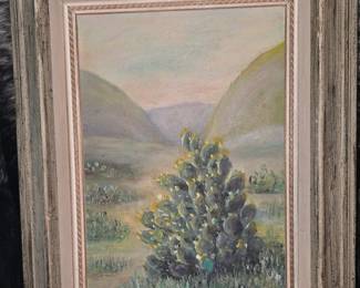 12. Cactus Painting 20 x 16