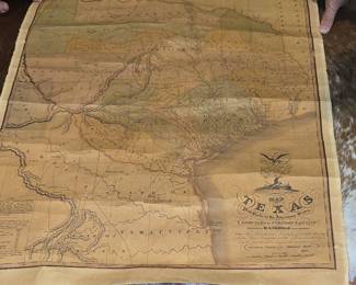 Old Texas Map