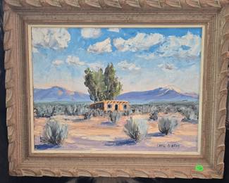 22. Western Southwest Painting by Carl Bray 21 x 16