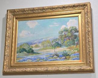 35. Bluebonnet Painting 
26 x 32