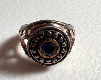 Sterling Sapphire Ring