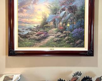 Thomas Kinkade- Seaside Hideaway - 7 of 860 - with COA