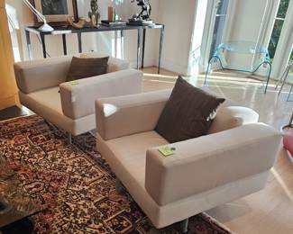 Piero Lissoni reef swivel chairs