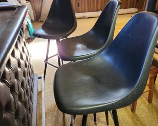 Eames Like Stools (Go With 60's 70s Bar)