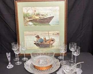 BR151Glass Stemware, Serving Pieces  Art