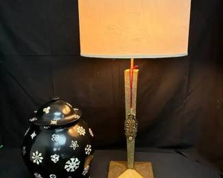 BR101Lamp  Decorative Jar with lid