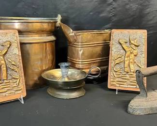 CT410Copper Pot, Kettle, Iron, Candle Holder, Decor